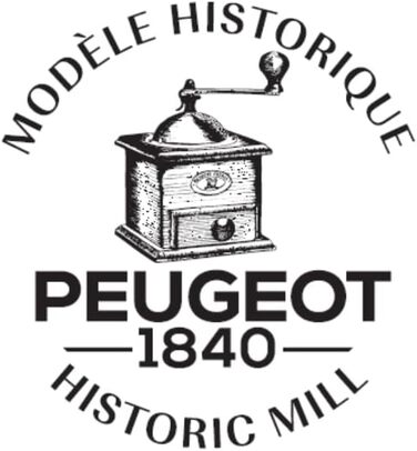 Кавомолка Peugeot Antique ручна з регульованим сталевим жорном - 21 см, дерев'яний корпус, ностальгічний дизайн