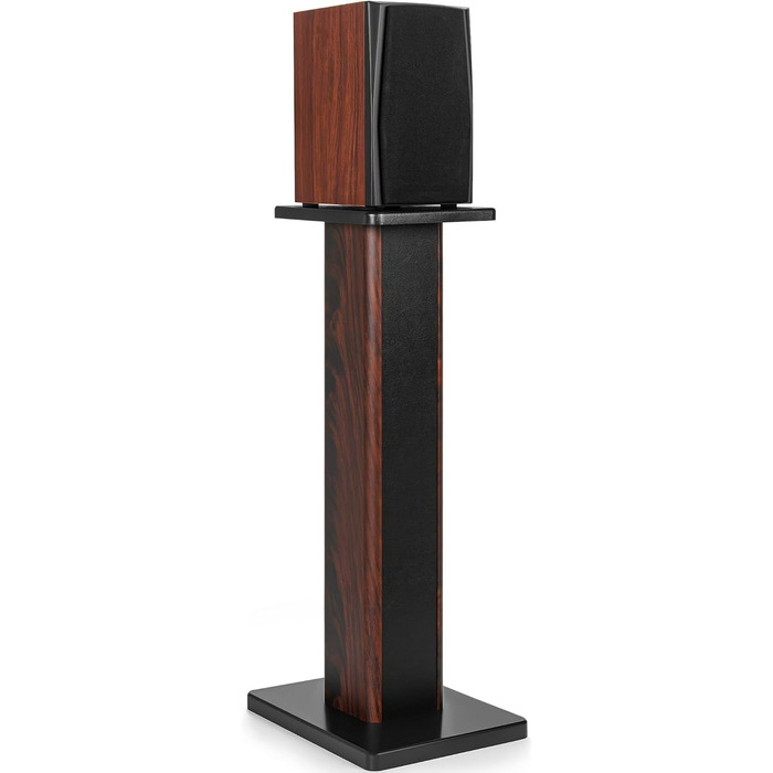 Підставки для акустики OUUTMEE 60 см (24 дюйми) з дерева - міцні підставки для Hi-Fi акустики для домашнього кіно, універсальні підставки для колонок на полиці з можливістю засипання піском (набір 2 шт.)