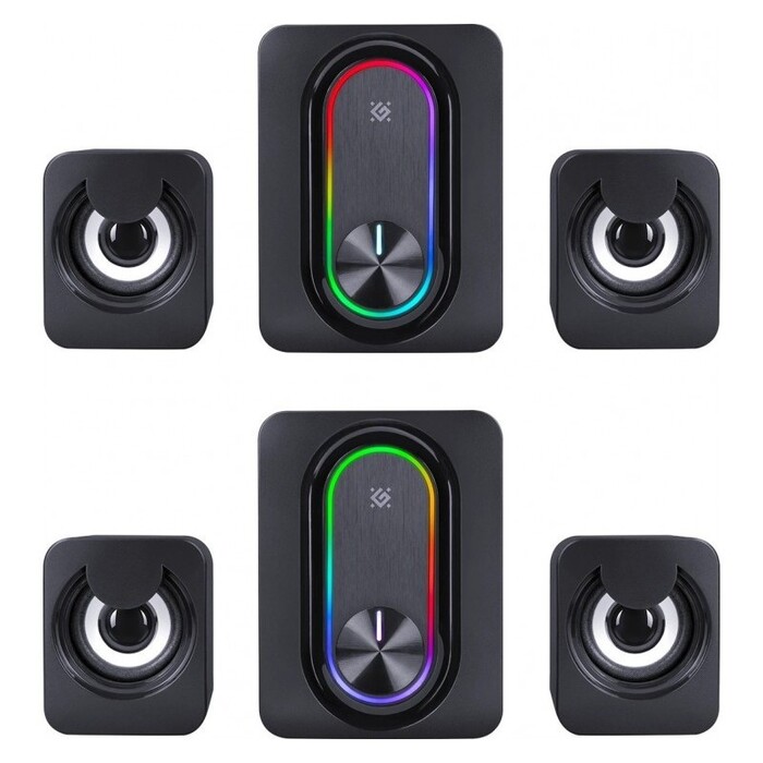 Комп'ютерні колонки 2.1 з LED-підсвіткою, USB, 11 Вт, Bluetooth