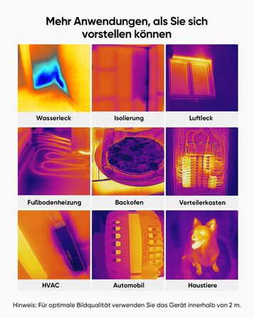 HIKMICRO E01 Тепловізійна камера SuperIR: портативна інфрачервона камера з лазерним покажчиком, роздільна здатність 240x240, діапазон температур -20°C - 400°C, частота оновлення 20Hz