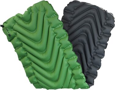 Klymit Static V Sleeping Pad (Green) - Lightweight Camping Mat
