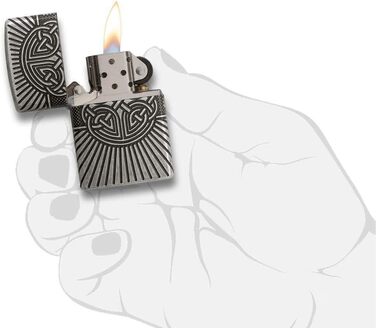 Запальничка Zippo з кельтським хрестом, колекція 2018, оригінал