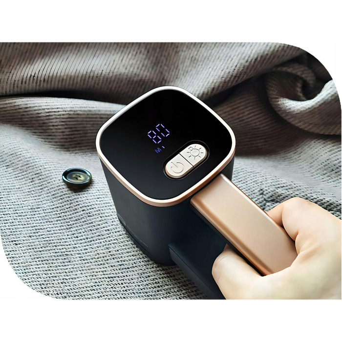 Потужна велика машинка для видалення ковтунів з підсвіткою для одягу, светрів та оббивки диванів