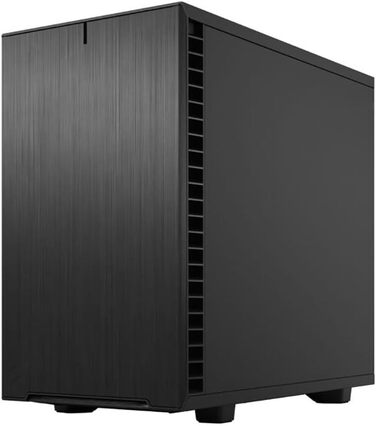 Корпус для ПК Fractal Design Define 7 Nano Black - Mini ITX, затишний, з LED підсвіткою та скляною панеллю