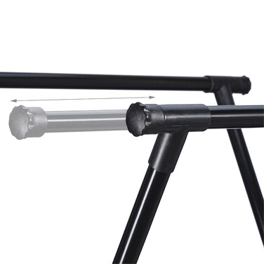 Relaxdays Extendable Clothes Rail, Metal
