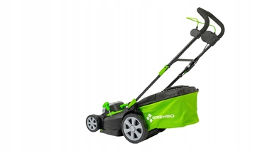 Акумуляторна газонокосарка Greenso UAO012 20V, робоча ширина 37 см, 2x4,0 Аг
