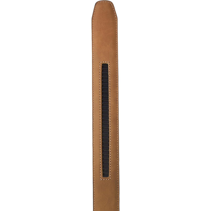 Чоловічий шкіряний ремінь Greg Norman з регульованою пряжкою, коричневий (1 шт.)