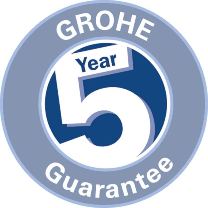 Grohe Bau Cosmopolitan Toilet Paper Holder - Adhesive, Chrome, Easy Installation