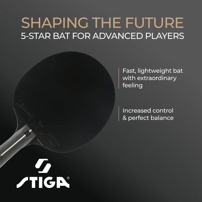 Тенісний стіл STIGA Pro Carbon + для професійних гравців – схвалено ITTF, технологія Touch Carbon – покращена швидкість, контроль та комфорт – чорний/червоний, одиночний