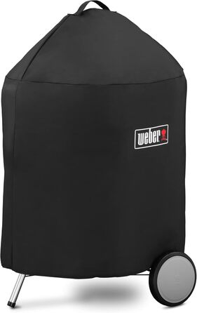 Чохол для гриля Weber Premium Ø57 см, водонепроникний, захист від УФ і дощу, дихаючий, з липучками, чорний