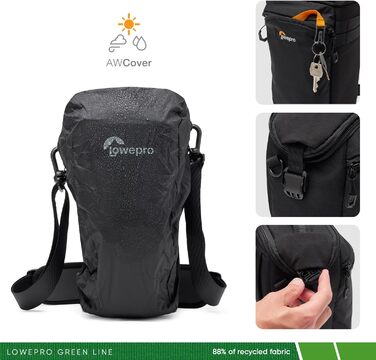 Lowepro ProTactic Toploader - фотосумка для беззеркальних/DSLR камер (4.5 л, 37x10.5x14 см)
