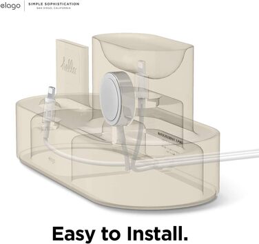 Зарядний станція Elago 3-в-1 для Apple Watch, AirPods та iPhone (білий)