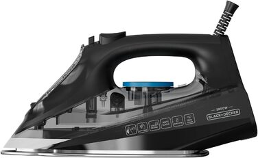Праска Black+Decker Blau BXIR2200E з парою, 2200 Вт, пластик, 370 мл, 2600 Вт, 170 г/хв