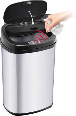 Сміттєвий кошик Lamart Sensor 42 л, сірий