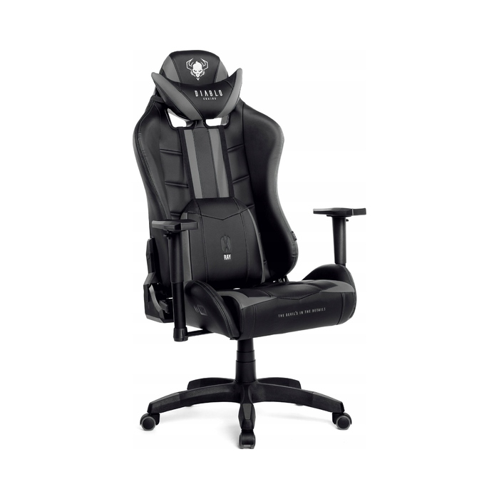 Ігрове крісло Diablo Chairs Diablo X-Ray L, екошкіра, чорне