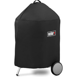 Чохол для гриля Weber Premium Ø57 см, водонепроникний, захист від УФ і дощу, дихаючий, з липучками, чорний