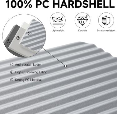 Чемодан-валіза Sea Choice 2 в 1 (55/78 см) з TSA замком та тримачем для напоїв, зелений