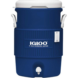 Ізотермічний каністра для напоїв IGLOO 18,9 л з краном і тримачем для стаканів, термобачок для води, ізольований контейнер для напоїв для кемпінгу, спорту та відпочинку