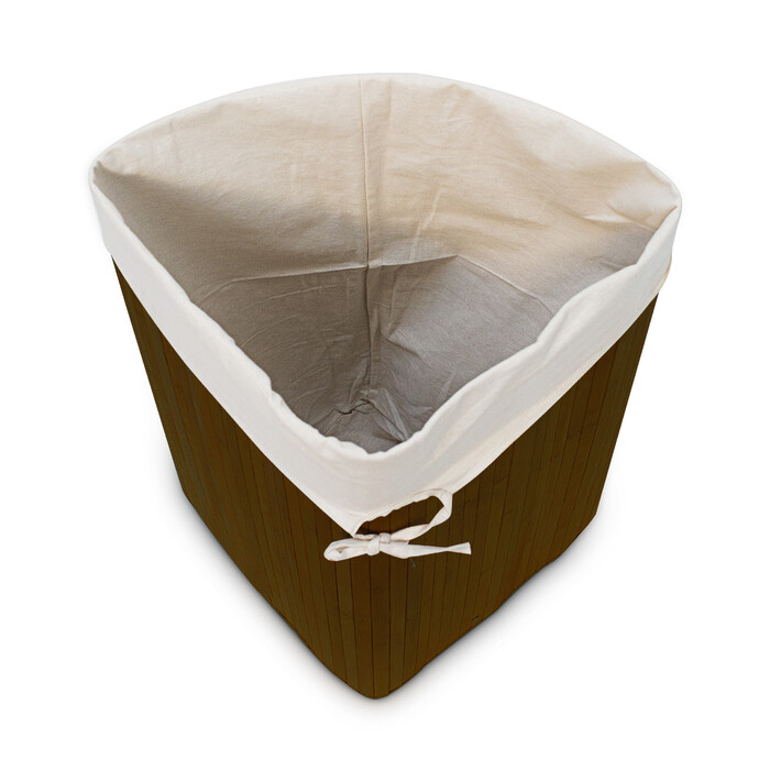 Relaxdays Bamboo Laundry Basket