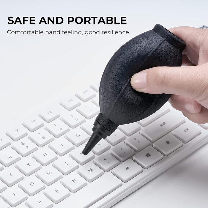 Набір для чищення оптики K&F Concept 15-в-1: лінзи, об'єктиви, сенсори. З рідиною для чищення, Lenspen, Blasebalg, мікрофіброю та серветками.