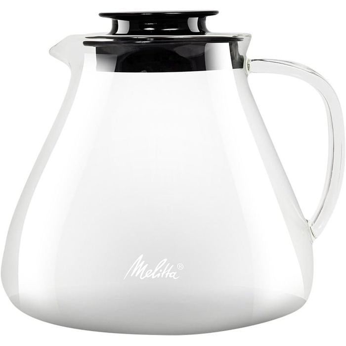 Melitta borosilicate glass carafe, robust and heat-resistant, 1 liter, 217632