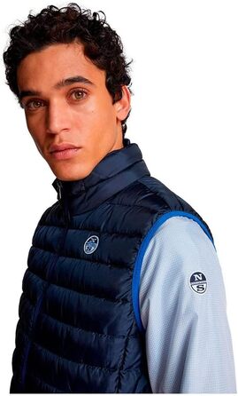 Чоловіча жилетка North Sails Crozet, 100% перероблений поліестер, темно-синій