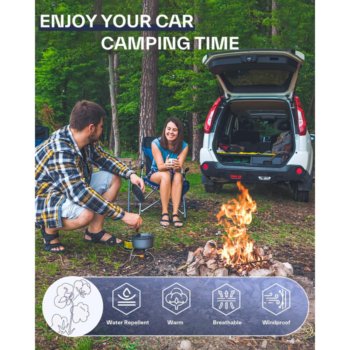 Сплячий мішок 3-4 сезони - ковдровий спальний мішок Легкий для кемпінгу, Outdoor. Ідеальний для дорослих та дітей 220x75см, темно-синій