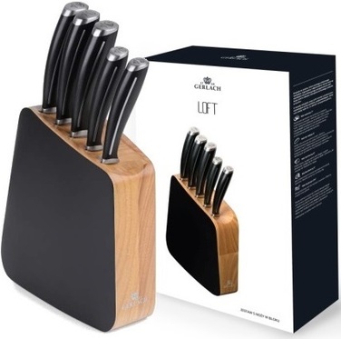 Набір ножів у підставці Gerlach Loft, 5 предметів
