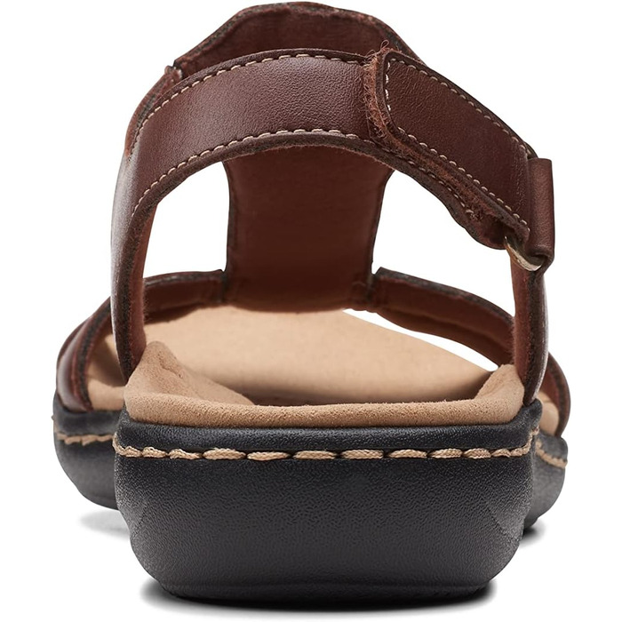 Босоніжки Clarks Laurieann Kay жіночі бежеві (38 EU) - шкіряні сандалі на плоскій підошві