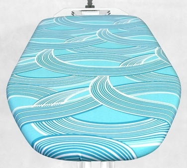 Прасувальна дошка FLANI XXL + рукав для прасування FLANI BLUE MOON, 130 см x 48 см, 6 кг