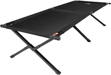 Кемпінгове ліжко TETON Sports Adventurer Limited Edition для дорослих, чорне | Розмір 75.5' x 25'