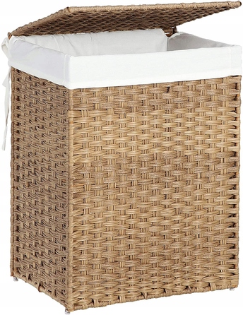 Кошик для брудної білизни Songmics, 90 л, коричневий
