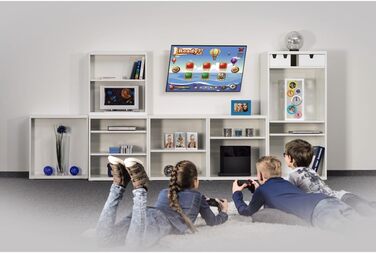 Hama TV Wall Mount Bracket - 37-90 inch TVs, up to 220lbs, VESA 800x400, Fixed Wall Mount with Minimal Wall Clearance, Includes Fischer Anchors & Installation Guide