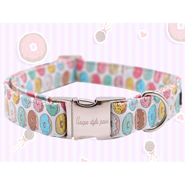 Унікальний стильний одяг для собак: тепла куртка з бантиком, міцна та регульована, для собак та котів (XL, Donuts)