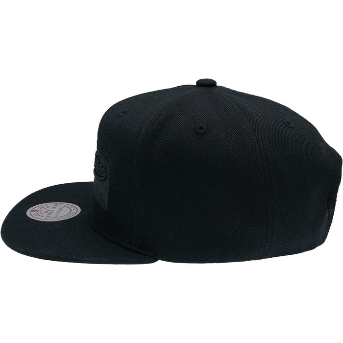 Кепка Mitchell & Ness 2 Tone Box Logo Snapback чорного кольору (однак розмір)