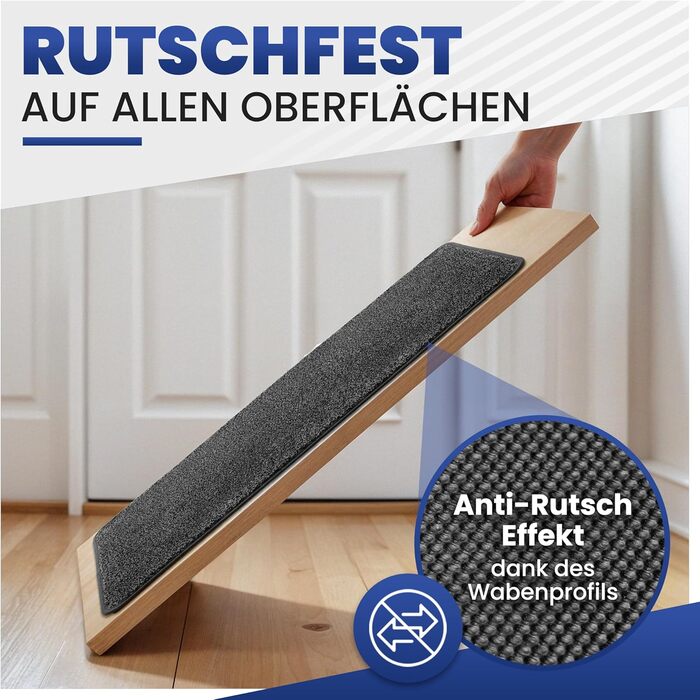 Килимок для входу Mibao SoftStep Luxus 60x90 см - чорний, антиковзкий, вологопоглинаючий, для дому та коридору, машинне прання