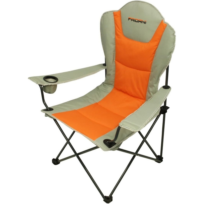 Крісло для кемпінгу Frdani FS: розкладне, з підлокітником, для саду, риболовлі та подорожей (3 кольори)