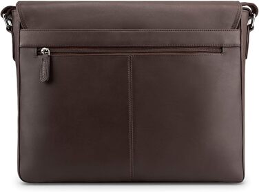 LEABAGS Чоловіча/Жіноча Лэптоп-сумка Oxford з Екошкіри, 15 дюймів – Месенджер, Робоча сумка, Сумка через плече, 38x31x10 см