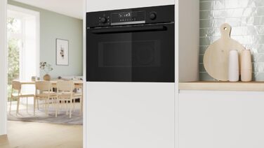 Вбудована мікрохвильова піч Bosch Serie 6 BFL523MW3 з конвекцією, 38x50 см, 800 Вт