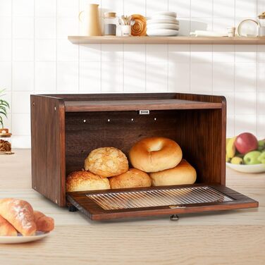 Бротокришка GUUSII HOME з дерева, 36.5x23.5x22 см (колір: коричневий)