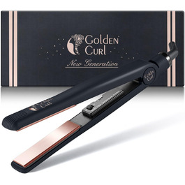 2-in-1 Hair Straightener & Curling Wand - Rose Gold - 5 Year Worry-Free Guarantee