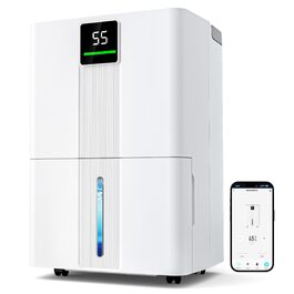 Осушувач повітря Airfish 30 л/добу, Smart WiFi, резервуар 5.5 л, з таймером та авторозморожуванням для дому, ванної та спальні