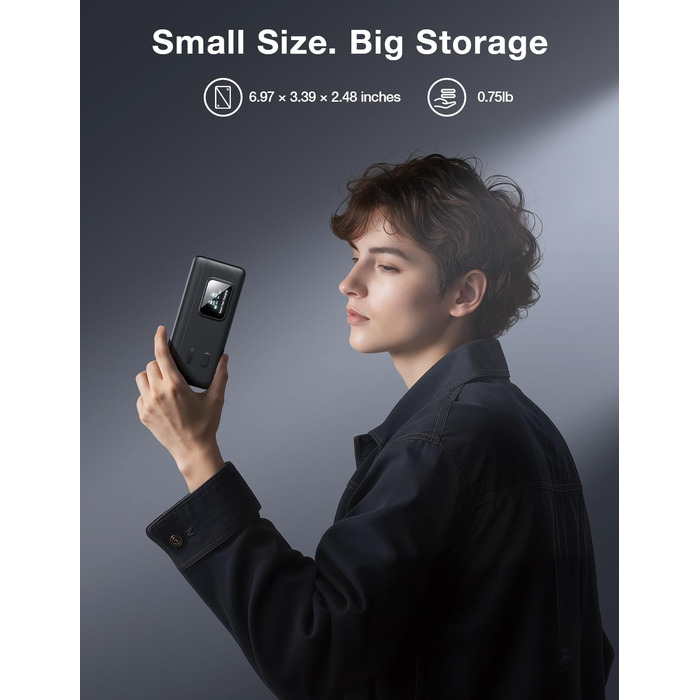 Зарядний пристрій llano AC2 30W Hub для Insta360 X5 з двома акумуляторами 2500mAh, 3 слоти PD, LED-індикація