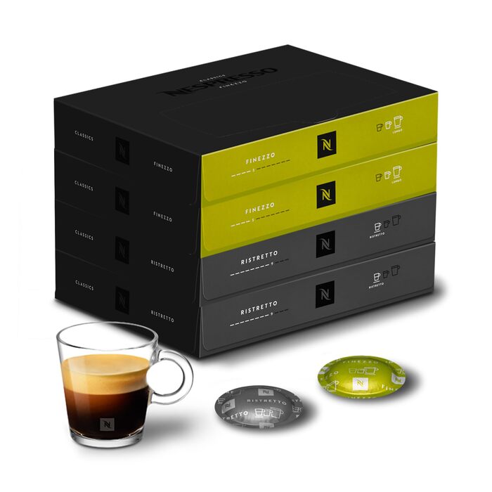 Капсули для кавомашин Nespresso Professional | Ristretto та Lungo | Набір 200 шт.
