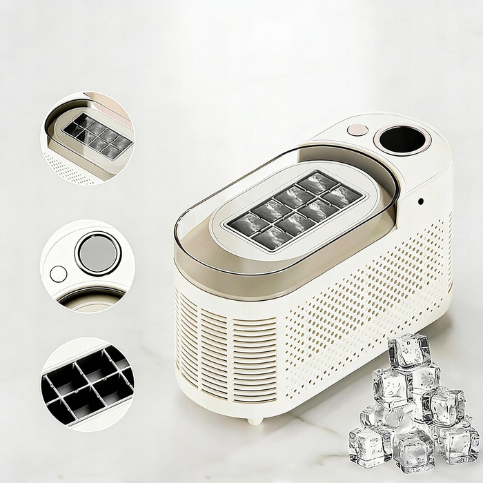 Льодогенератор Bedee Mini, білий, 120 Вт