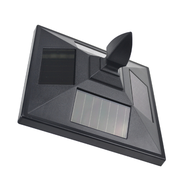 Outsunny Solar Garden Lantern Pathway Light with LED 40 Lumens Black 18 x 18 x 160cm | Aosom