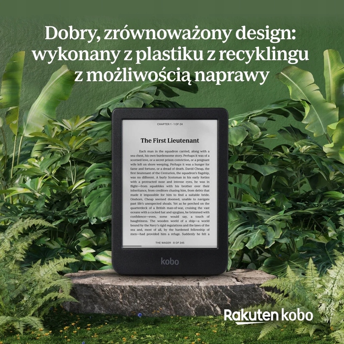 Електронна книга Kobo Clara Colour, чорна (N367KUBKKCK)