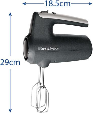 Міксер Russell Hobbs Desire Red з 5 швидкостями та функцією імпульсу, 350W, з набором насадок для замішування та тіста