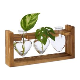 Relaxdays Reagent Tube Vase with Stand