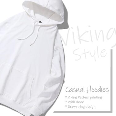 LOUSON Худі з капюшоном на блискавці для чоловіків Viking, Nordic Raven, вінтажний світшот з капюшоном для чоловіків, стильний одяг, худі на блискавці S